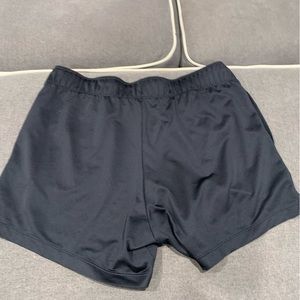 Black Nike running shorts